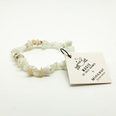 Bracelet Minceur Opale Blanche pierre naturelle