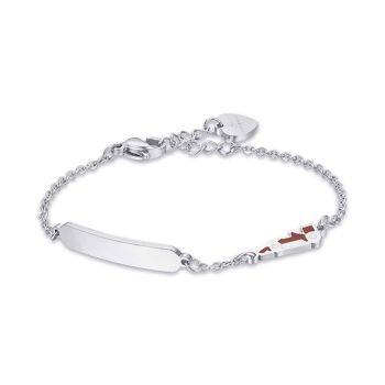 Bracelet acier junior avec machine