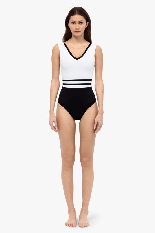 QUINTESSENTIAL SWIMSUIT - Black and White