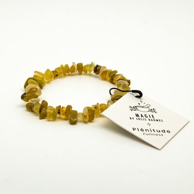 Pulsera Plénitude Ópalo Amarillo piedra natural