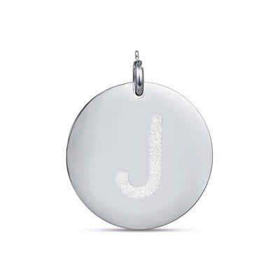 Glitter letter j charm