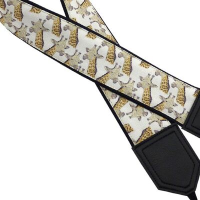Camera strap with Giraffe design