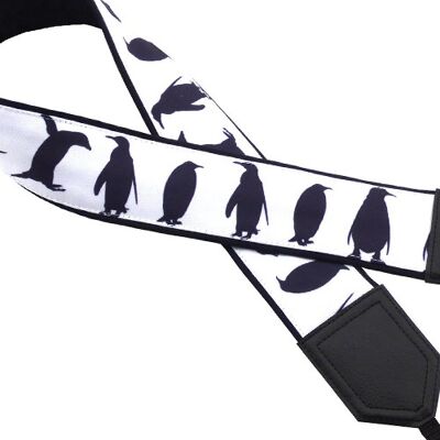 Camera strap with Penguin design