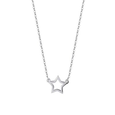 Collier en acier avec étoile 3