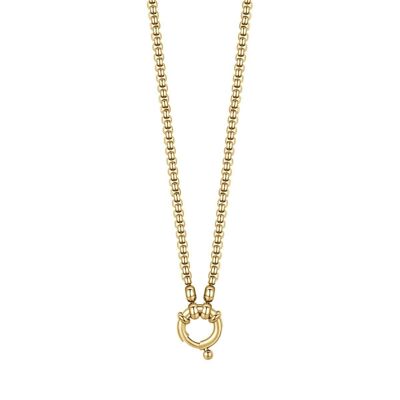 IP gold 4 steel necklace