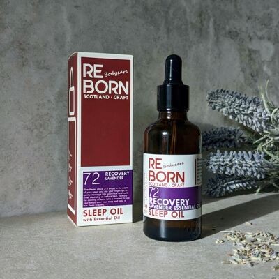 REBORN 72. Sleep Oil (Huile Essentielle de Lavande) (50ml)