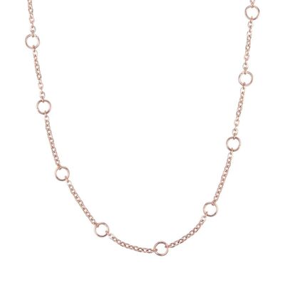 IP rose steel necklace