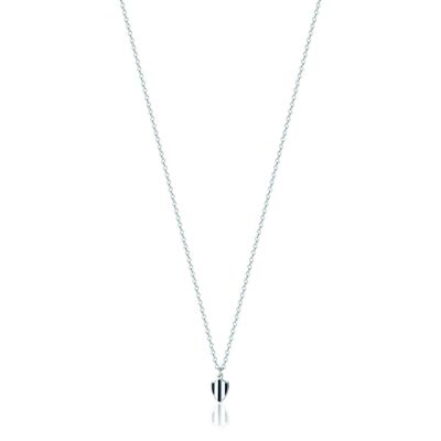 Junior necklace in steel with enamel 1