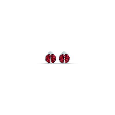 Junior steel earrings with ladybird, 419