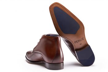 Bottes cognac confortables 3