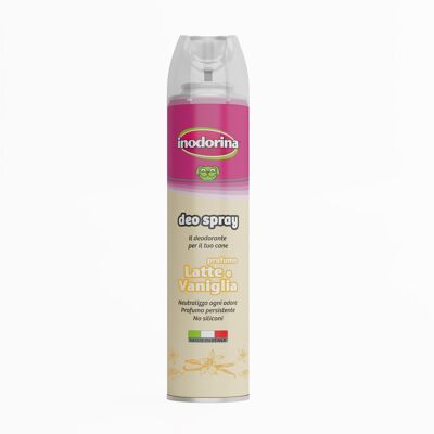 INODORINA SPRAY DESODORANTE LECHE Y VAINILLA 300 ML