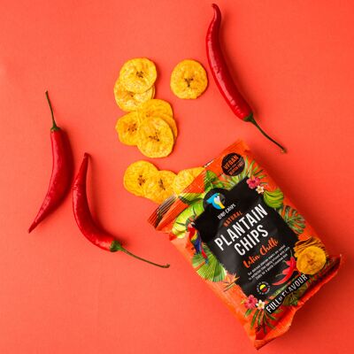 Loro Crisps Plantain Chips - Latin Chilli (48 x 30g)