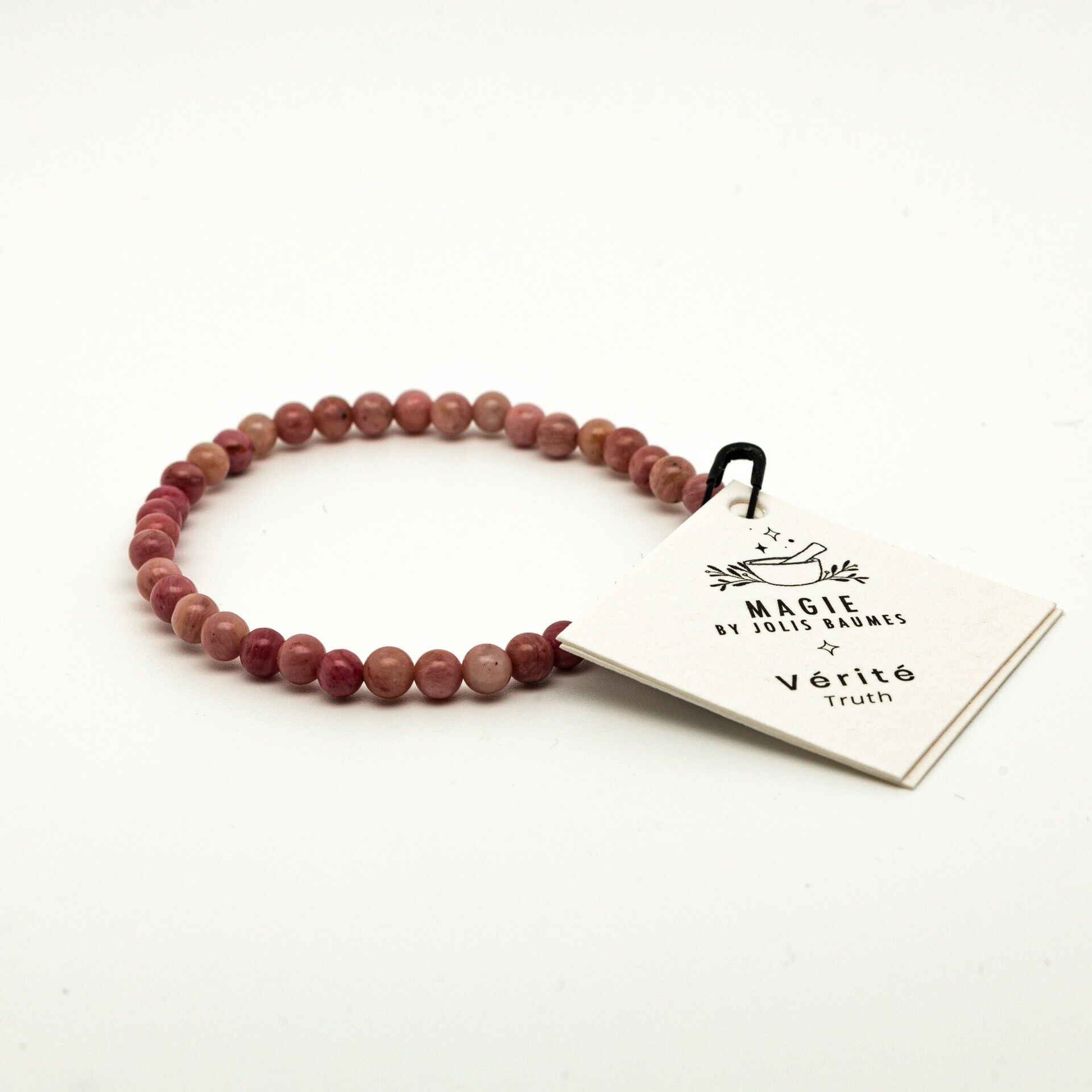 Bracciale Vérité Rhodonite - gioiello in pietra naturale