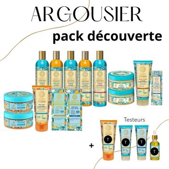 Pack de lancement : soins à l'argousier corps & cheveux 1