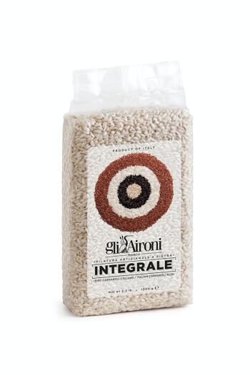 GliAironi de riz Carnaroli intégral en 1 kg sous vide 1