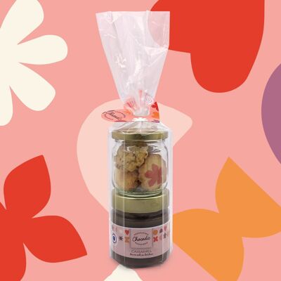 CHOCODIC - CARAMEL AND COOKIES DUO BOX MOTHER'S DAY HAPPY DAY MOM