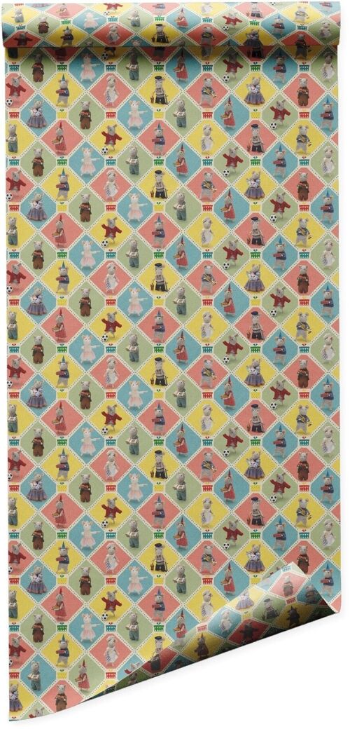 Giftwrapping paper - The Mouse Mansion