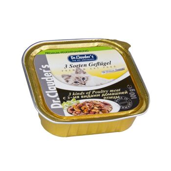 CAT WET HIGH PREMIUM VOLAILLE 100G