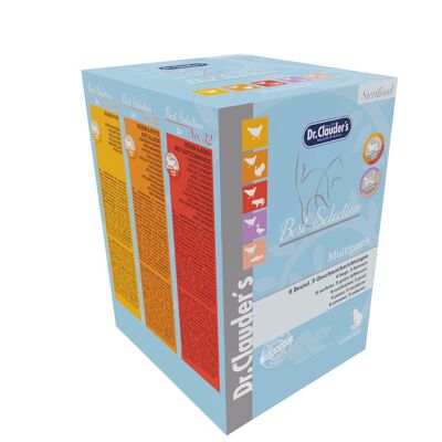 CAT WET BEST SELECTION MULTIPACK STERILISED 6X85G