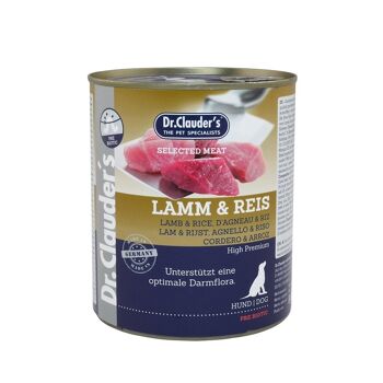 CHIEN MOUILLÉ SEL. PREBIOTIQUES AGNEAU ET RIZ 800G