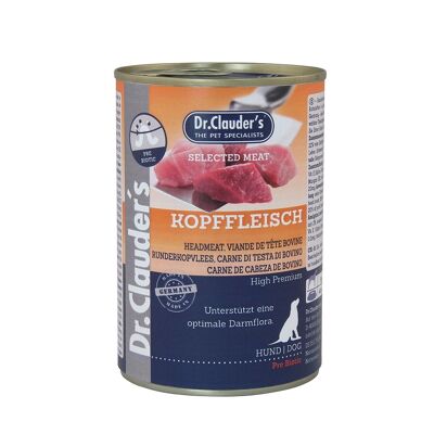 DOG WET SEL. PREBIOTICS CARNE DE CABEZA 400G