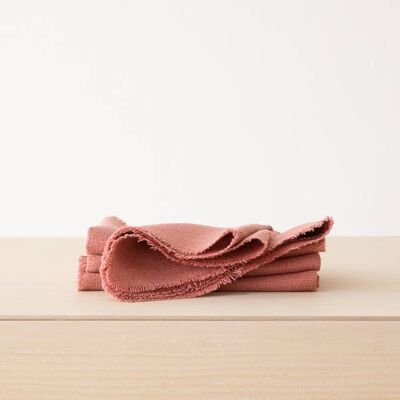 Linen Napkin Canyon Rose Rustic 