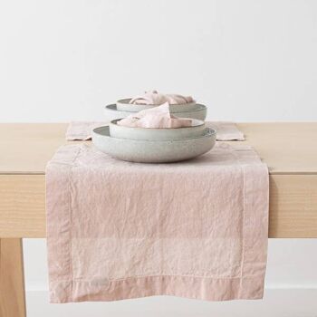 Set de table en lin Rosa Stone Washed 1