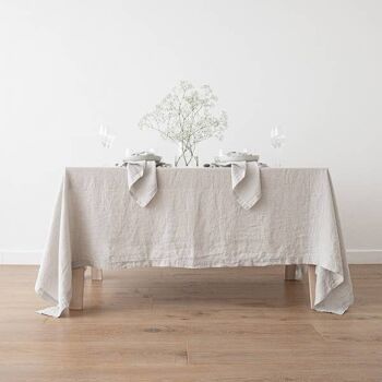 Nappe en lin Silver Stone Washed 3