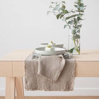 Set de Table en Lin Frange Terra Naturelle 3