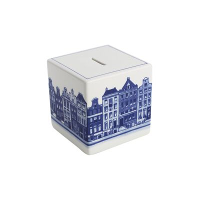 Money box cube canal houses