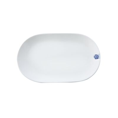 Touch of Blue Plate Oval
