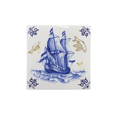 Goldie Tiles - Flying fishes