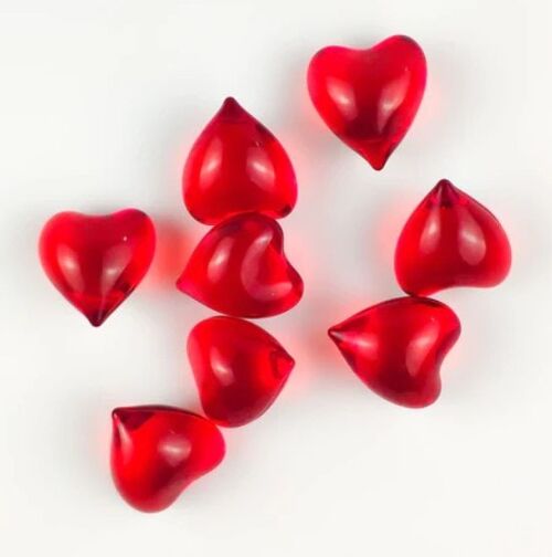 200 Bath Pearls - Strawberry Hearts