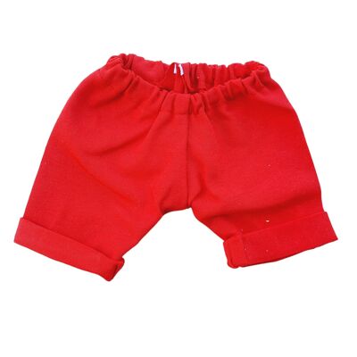 VICHY pantalon jersey rouge
