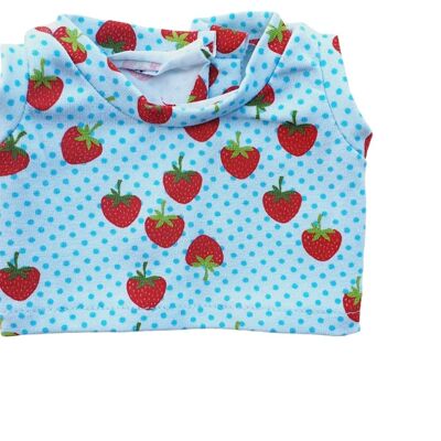 SALADE FRUITS tee-shirt fraises bleues