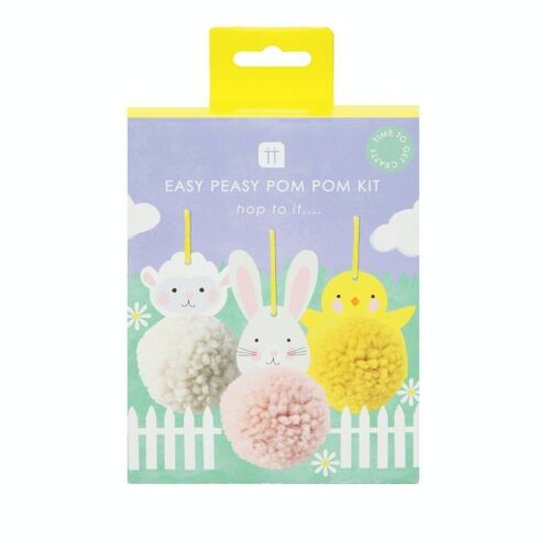 DIY Pom Pom Easter Decorations - 6 Pack