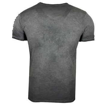 Subliminal Mode - T shirt Manches Courtes, Délavé en Coton - BX053 2