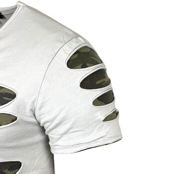 Subliminal Mode - T shirt Manches Courtes, Délavé en Coton - BX053 6