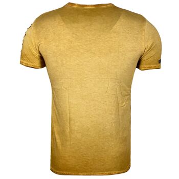 Subliminal Mode - T shirt Manches Courtes, Délavé en Coton - BX053 8
