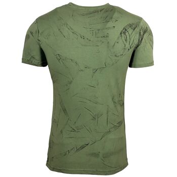Subliminal Mode - T shirt Imprimé Manches Courtes, Délavé en Coton - BX10184 7