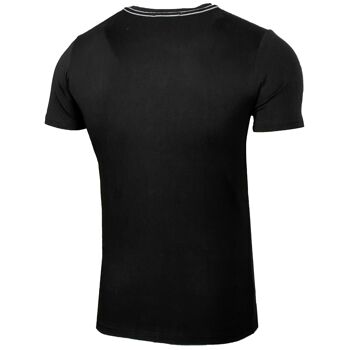 Subliminal Mode - T shirt Imprimé Tête de Mort Manches Courtes avec Strass - BX2312 6