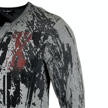 Subliminal Mode - T shirt Manches Longues, Délavé en Coton - BX702 14