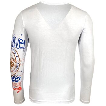 Subliminal Mode - T shirt Manches Longues, Délavé en Coton - BX704 4