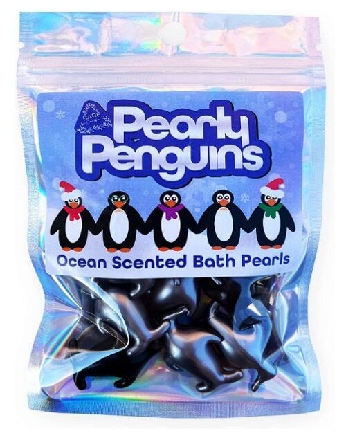 Pearly Penguins - 10 Ocean Scented Penguin Shaped Bath Pearls