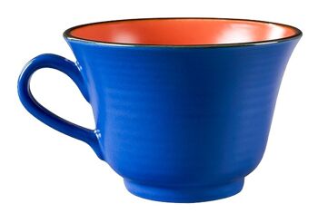 Tasses à café colorées - Mug - Set de 6 - Ø 13cm - 3