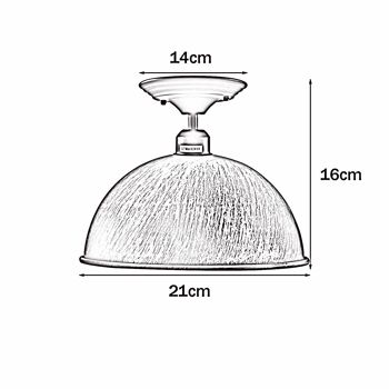 Abat-jour de plafond vintage Lustre industriel Lumière Lampe rétro UK ~ 1346 3