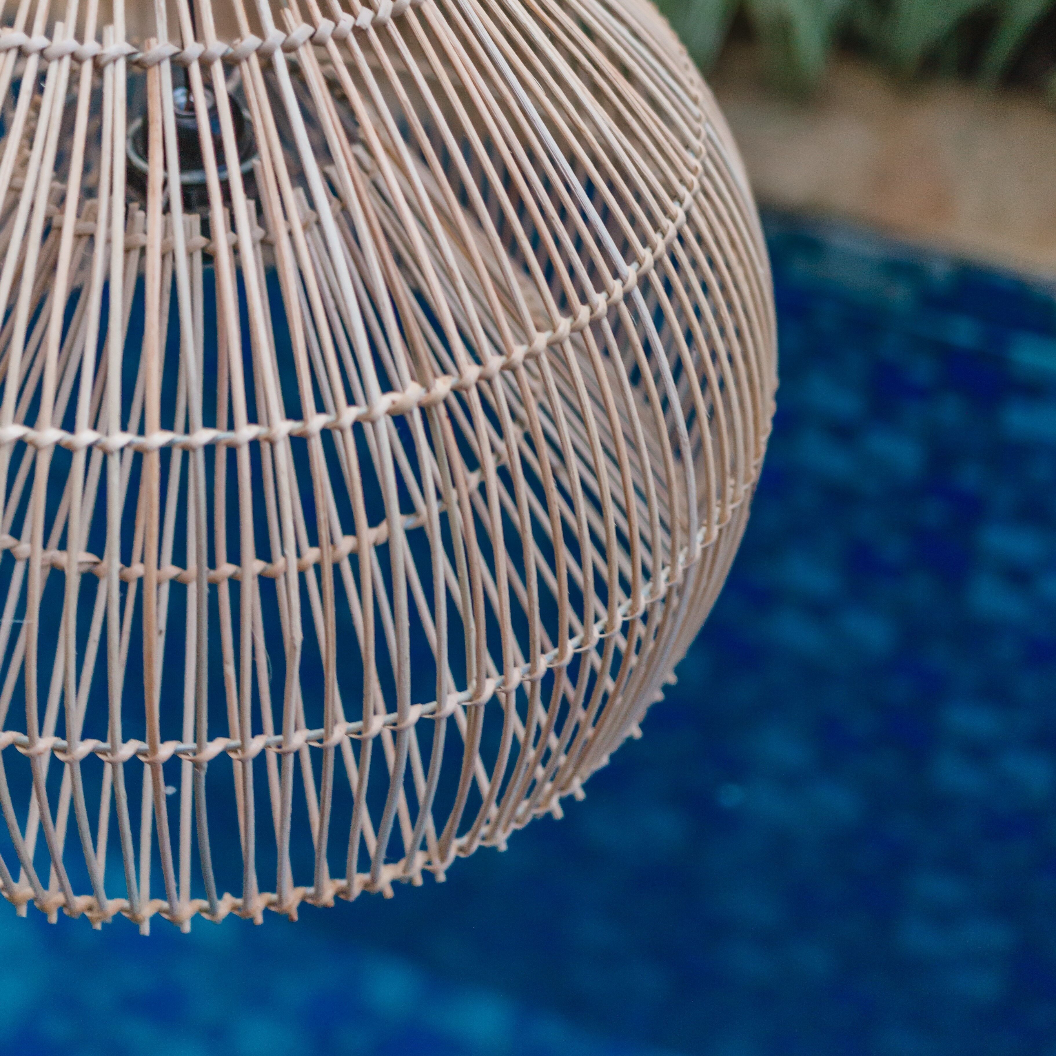 Rattan Lampe | Lampenschirm | Pendelleuchte ALAM 40/50 cm