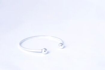 Bracelet boules argent 3