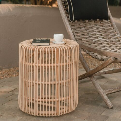 Rattan Beistelltisch | Couchtisch | Kleiner Tisch ALAMAYA