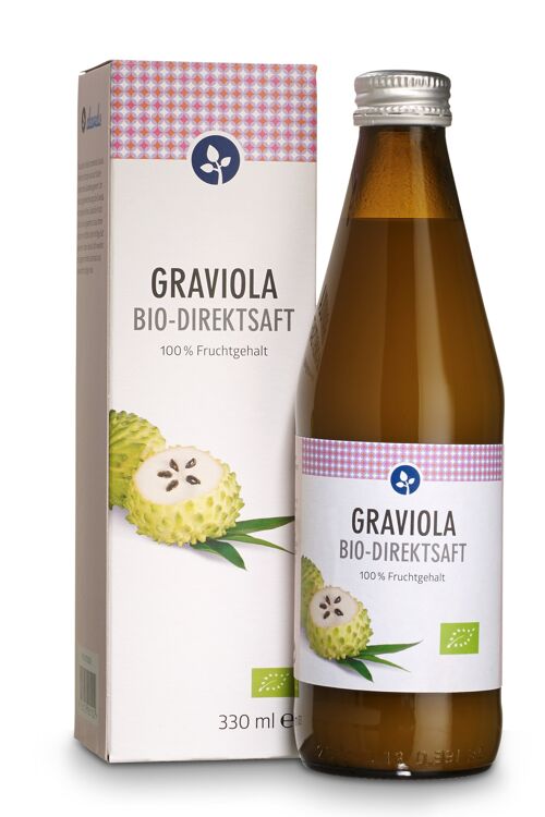 Graviola Saft, bio 330ml | 100% Direktsaft | VEGAN | in der Glasflasche